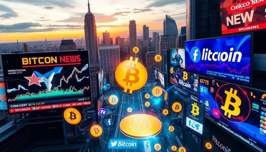 تأثير وسائل الإعلام على أخبار البيتكوين