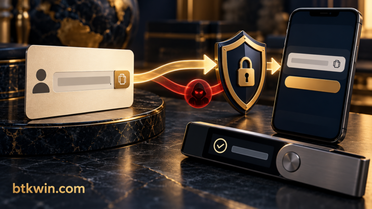 مسار نسخ عنوان إلى هاتف مع درع يكشف تبديل الحافظة وشاشة توقيع تحمل btkwin.com