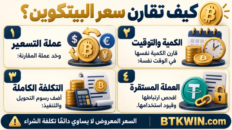 إنفوجرافيك: BTC/USDT وBTC/CAD: كيف تقارن سعر البيتكوين؟