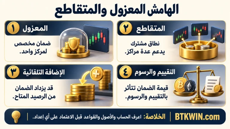 إنفوجرافيك: الهامش المعزول والمتقاطع: نطاق الضمان والإضافة التلقائية