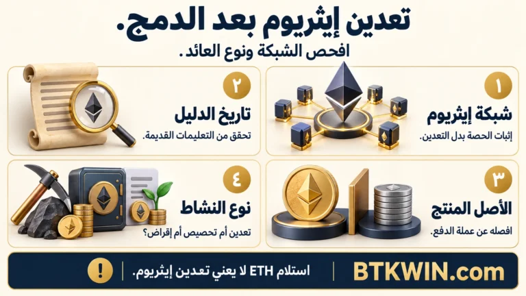 تعدين إيثريوم بعد الدمج: شبكة إيثريوم، تاريخ الدليل، الأصل المنتج، نوع النشاط