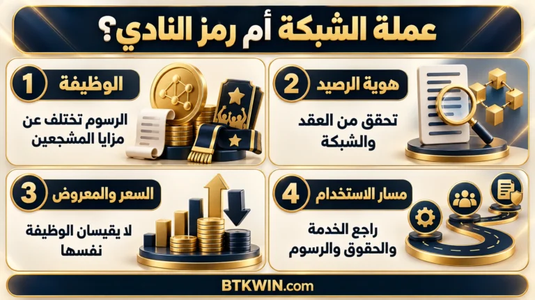 إنفوجرافيك: CHZ أم رمز النادي؟ 4 فروق قبل اختيار الأصل الخطأ